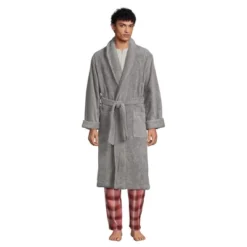 Lands' End Men's Calf Length Turkish Terry Robe -Lands' End Store GUEST dde2ebb3 3bbe 49d2 97ca 3b110d2475bb