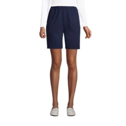 Lands' End Women's Sport Knit High Rise Elastic Waist Pull On Shorts -Lands' End Store GUEST de02788b 8857 44e0 b1db effb66a86b87