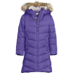 Lands' End Girls Winter Fleece Lined Down Alternative ThermoPlume Coat -Lands' End Store GUEST df4c545c 6e32 416d 8117 af1f2e3e0207