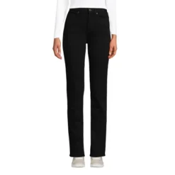 Lands' End Women's Recover High Rise Straight Leg Flannel Lined Jeans -Lands' End Store GUEST dff8dc47 eb19 445a a821 7492db2ac6cd
