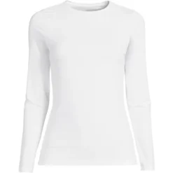 Lands' End Women's Plus Size Long Sleeve Lightweight Jersey Crew Neck Top -Lands' End Store GUEST e01539f7 cbf6 4a04 9e5e 825a084a5e94