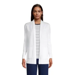 Lands' End Women's Tall Cotton Open Long Cardigan Sweater -Lands' End Store GUEST e226454b b09a 4ef4 b810 292e32653da2 1