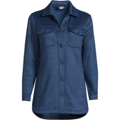 Lands' End Women's Sweater Fleece Long Shirt Jacket Shacket -Lands' End Store GUEST e238513c e1d7 4880 a0e8 5eeea46d24d7