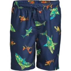 Lands' End Lands' End Boys Print Swim Trunks -Lands' End Store GUEST e273a788 f346 42d5 9b51 1c53319b2729 1