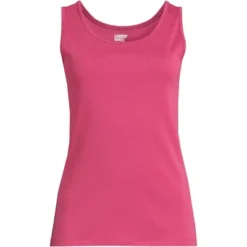 Lands' End Women's Tall Cotton Tank Top -Lands' End Store GUEST e278aef9 1dd1 4d82 a495 f3287faeabb0 1