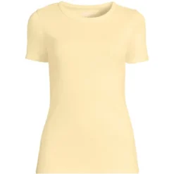 Lands' End Women's Cotton Rib Short Sleeve Crewneck T-shirt 24 Lands' End Women's Cotton Rib Short Sleeve Crewneck T-shirt -Lands' End Store GUEST e299d4cc 59f5 49d3 afb0 b842119e5dfe