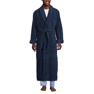 Lands' End Men's Full Length Turkish Terry Robe 3 Lands' End Men's Full Length Turkish Terry Robe - Image 3