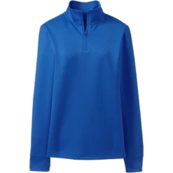 Lands' End Lands' End School Uniform Women's Quarter Zip Pullover -Lands' End Store GUEST e442e6c5 0cee 4a5e aa78 0d8bd473b75f