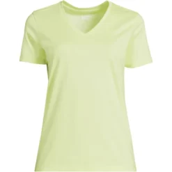 Lands' End Women's Relaxed Supima Cotton Short Sleeve V-Neck T-Shirt -Lands' End Store GUEST e48119bb 96e3 416a 9ad5 dbf59c9143d9