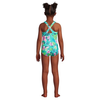 Lands' End Girls One Piece Swimsuit 2 Lands' End Girls One Piece Swimsuit - Image 2