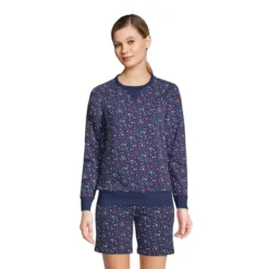 Lands' End Women's Serious Sweats Raglan Sweatshirt -Lands' End Store GUEST e575ee37 6003 4528 ae38 b595c8e01304