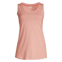 Lands' End Women's Supima Cotton Scoop Neck Tunic Tank Top -Lands' End Store GUEST e6135dc2 c5ce 4771 9690 1ddd6a3c04db
