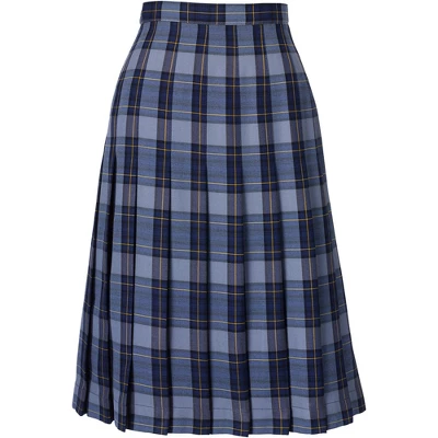 Lands' End Lands' End School Uniform Women's Plaid Pleated Skirt Below The Knee 4 Lands' End Lands' End School Uniform Women's Plaid Pleated Skirt Below The Knee - Image 4