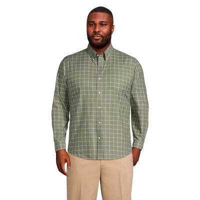 Lands' End Men's Traditional Fit No Iron Twill Shirt 14 Lands' End Men's Traditional Fit No Iron Twill Shirt - Image 14