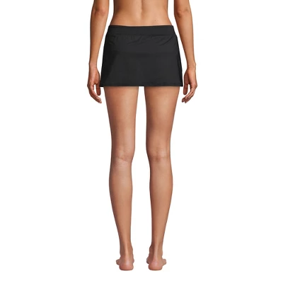 Lands' End Women's Chlorine Resistant Mini Swim Skirt Swim Bottoms 1 Lands' End Women's Chlorine Resistant Mini Swim Skirt Swim Bottoms