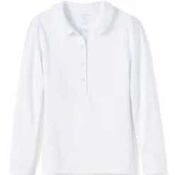 Lands' End Girls Long Sleeve Peter Pan Collar Polo Shirt -Lands' End Store GUEST e84a43ab 5513 418c 84a4 06c57b3ab3dd