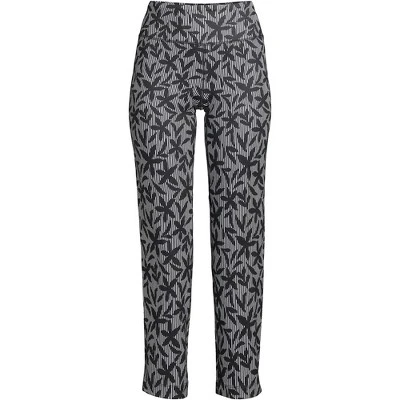 Lands' End Lands' End Women's Tall Active Crop Yoga Pants 8 Lands' End Lands' End Women's Tall Active Crop Yoga Pants - Image 8