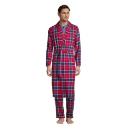 Lands' End Men's Flannel Robe -Lands' End Store GUEST e9c9f6e7 64d1 461b 989e 0d4dd70a0ecf