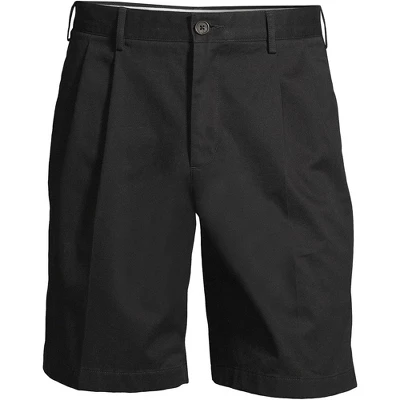 Lands' End Lands' End Men's Traditional Fit Pleated 9" No Iron Chino Shorts 1 Lands' End Lands' End Men's Traditional Fit Pleated 9" No Iron Chino Shorts