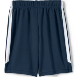 Lands' End School Uniform Boys Mesh Athletic Gym Shorts