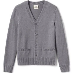 Lands' End School Uniform Boys Cotton Modal Button Front Cardigan Sweater -Lands' End Store GUEST eb11b5b9 2681 4189 a397 216466a1f3ce