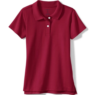 Lands' End School Uniform Girls Short Sleeve Feminine Fit Interlock Polo Shirt 15 Lands' End School Uniform Girls Short Sleeve Feminine Fit Interlock Polo Shirt - Image 15