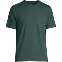 Lands' End Men's Super-T Short Sleeve T-Shirt With Pocket -Lands' End Store GUEST eb61774d 2a97 4528 afd0 605bbaa17daa