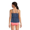 Lands' End Women's Chlorine Resistant Scoop Neck Tiered Tankini Swimsuit Top