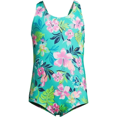 Lands' End Girls One Piece Swimsuit 3 Lands' End Girls One Piece Swimsuit - Image 3