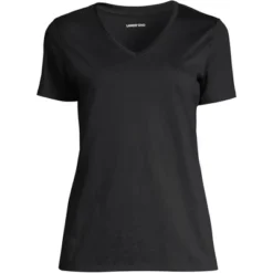 Lands' End Women's Tall Relaxed Supima Cotton Short Sleeve V-Neck T-Shirt -Lands' End Store GUEST ed53c8c8 d8af 44c9 b9c1 6a5a5ab320c9 1