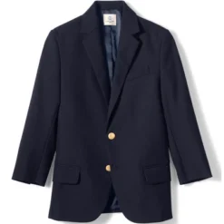 Lands' End School Uniform Boys Hopsack Blazer -Lands' End Store GUEST ee6457a0 321d 4edf 8953 d9d4361ffb93