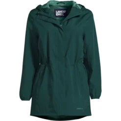 Lands' End Women's Waterproof Hooded Packable Raincoat -Lands' End Store GUEST eed7527a b758 408b 93a3 d4380ae6beb3