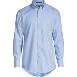 Lands' End Men's Traditional Fit Solid No Iron Supima Pinpoint Buttondown Collar Dress Shirt -Lands' End Store GUEST ef31534c abb8 4981 ae33 dd762870020e