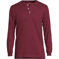 Lands' End Men's Super-T Long Sleeve Henley Shirt -Lands' End Store GUEST efe72d62 c401 42f9 978b 389a68d79d0e