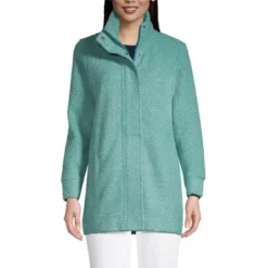 Lands' End Women's Boucle Fleece Coat -Lands' End Store GUEST eff11f82 bcd6 4c23 8f55 635fa345db25