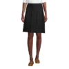 Lands' End Lands' End School Uniform Women's Solid Box Pleat Skirt Above Knee