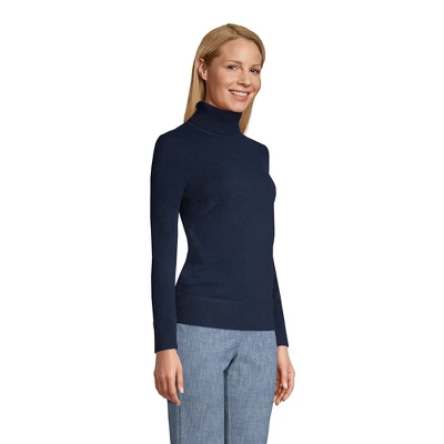 Lands' End Women's Tall Cashmere Turtleneck Sweater 2 Lands' End Women's Tall Cashmere Turtleneck Sweater - Image 2
