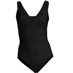 Lands' End Women's SlenderSuit Grecian Tummy Control Chlorine Resistant One Piece Swimsuit 13 Lands' End Women's SlenderSuit Grecian Tummy Control Chlorine Resistant One Piece Swimsuit -Lands' End Store GUEST f2393c93 8d41 4da8 86d5 716822fccebe