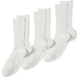 Lands' End Men's Seamless Toe Cotton Rib Dress Socks (3-pack) -Lands' End Store GUEST f23b530b b2e3 4c12 b7ec bca808ea62bc
