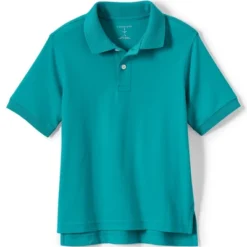 Lands' End School Uniform Kids Short Sleeve Interlock Polo Shirt -Lands' End Store GUEST f2867be5 92c2 43e3 9faa f73b2030fb13