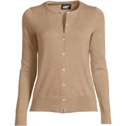 Lands' End Women's Tall Fine Gauge Cotton Cardigan Sweater -Lands' End Store GUEST f308ecaa 9ea9 495d a200 84d1409eed02
