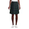 Lands' End School Uniform Women's Plaid Pleated Skort Top Of Knee