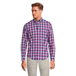 Lands' End Men's Traditional Fit Essential Lightweight Poplin Shirt -Lands' End Store GUEST f4dc08b5 c476 4963 8411 5c7a86d0737d