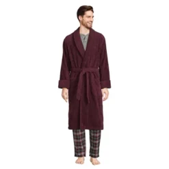 Lands' End Men's Calf Length Turkish Terry Robe -Lands' End Store GUEST f5002826 3df7 4ab4 bccd 2f2fbdb8bd9b