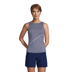 Lands' End Women's High Neck UPF 50 Modest Tankini Top Swimsuit -Lands' End Store GUEST f55a4e65 8477 4c89 b68a 1d1a3936e38a 1