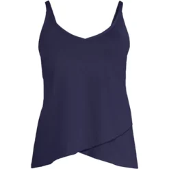 Lands' End Women's Chlorine Resistant V-Neck Tulip Hem Tankini Swimsuit Top With Adjustable Straps 15 Lands' End Women's Chlorine Resistant V-Neck Tulip Hem Tankini Swimsuit Top With Adjustable Straps -Lands' End Store GUEST f567e7c7 3e43 4b5c 952d f3df00509fe0