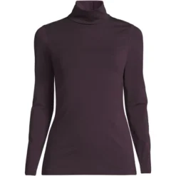 Lands' End Women's Lightweight Fitted Long Sleeve Turtleneck -Lands' End Store GUEST f62b602b fc5c 4bd7 a581 82ba58092852
