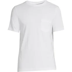 Lands' End Men's Short Sleeve Comfort First Mesh Pocket Tee