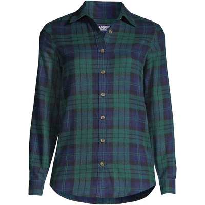 Lands' End Women's Flannel Shirt 10 Lands' End Women's Flannel Shirt - Image 10