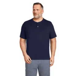 Lands' End Men's Short Sleeve Super-T Henley -Lands' End Store GUEST f86273dc 6bf4 4203 8339 0862a8ec30d1